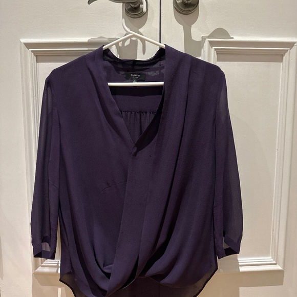 Babaton deep purple blouse - Picture 1 of 4